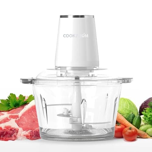 COOKZHOM COOKZHOM 12-Cup Glass Bowl Food Processor